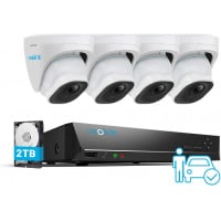 Reolink 8-Channel 5MP PoE Security Camera NVR Kits RLK8-520D4-A