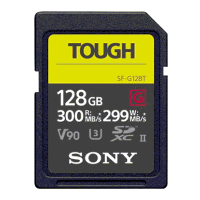 Sony SF-G Series Tough UHS-II SDXC 記憶卡 128GB [R:300 W:299] (SF-G128T/T1)