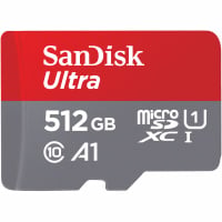 SanDisk Ultra U1 C10 UHS-I microSDXC 記憶卡 512GB [R:100] (SDSQUAR-512G)