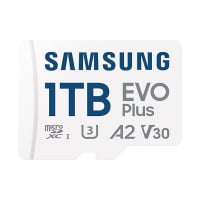 Samsung 三星 EVO Plus (2024) U3 A2 V30 UHS-I microSDXC 記憶卡 with SD Adapter 1TB [R:160] (MB-MC1T0SA)