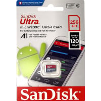 SanDisk Ultra A1 U1 C10 UHS-I microSDXC 記憶卡 256GB [R:120] (SDSQUA4-256G)