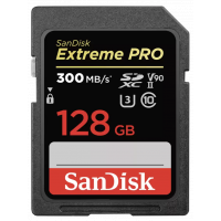 SanDisk Extreme PRO V90 U3 C10 UHS-II SDXC 記憶卡 128GB [R:300 W:260] (SDSDXDK-128G)