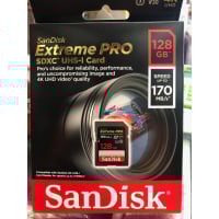 SanDisk Extreme PRO V30 U3 C10 UHS-I SDXC 記憶卡 128GB [R:170 W:90] (SDSDXXY-128G)