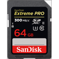 SanDisk Extreme PRO U3 C10 UHS-II SDXC 記憶卡 64GB [R:300 W:260] (SDSDXPK-064G) (停產)