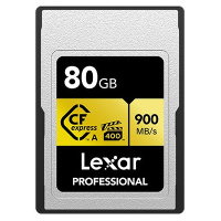 Lexar Gold Series Professional CFexpress Type A Card 記憶卡 80GB [R:900 W:800]