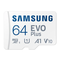Samsung 三星 EVO Plus (2024) U1 A1 V10 UHS-I microSDXC 記憶卡 with SD Adapter 64GB [R:160] (MB-MC64SA)