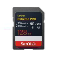SanDisk Extreme PRO V90 U3 C10 UHS-II SDXC 記憶卡 128GB [R:300 W:300] (SDSDXDM-128G)