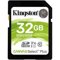 Kingston Canvas Select Plus SDHC 記憶卡 32GB [R:100] (SDS2/32GB)