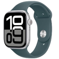 Apple Watch Series 10 (GPS) 46毫米鋁金屬錶殼配運動手環