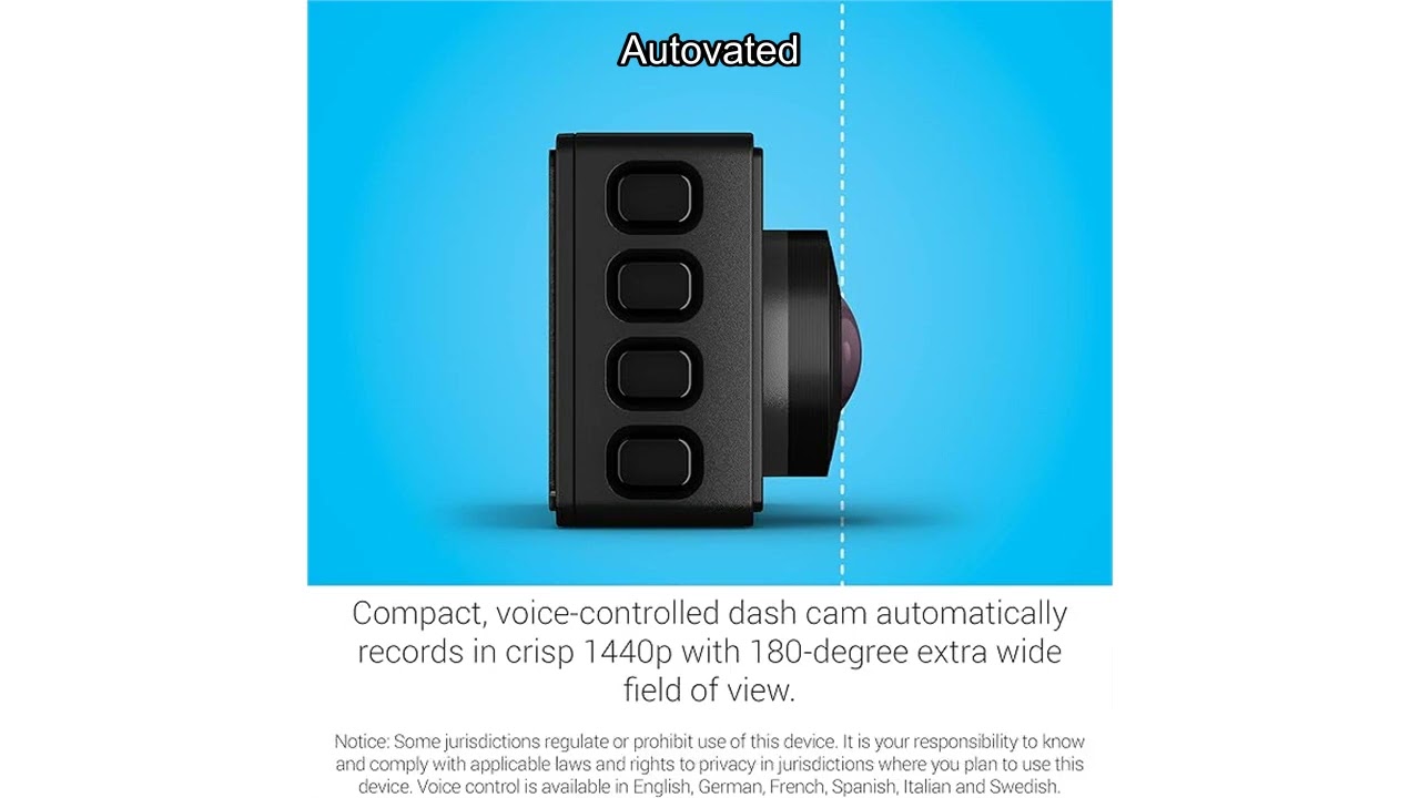 Garmin Dash Cam 67W 1440p 聲控行車記錄器