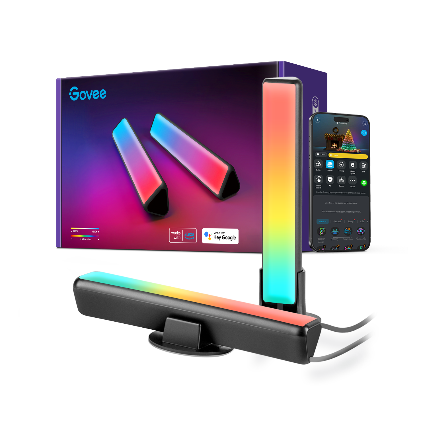 Govee Glide RGBIC Wall Light 智慧型牆壁燈條 (8+4) H6062