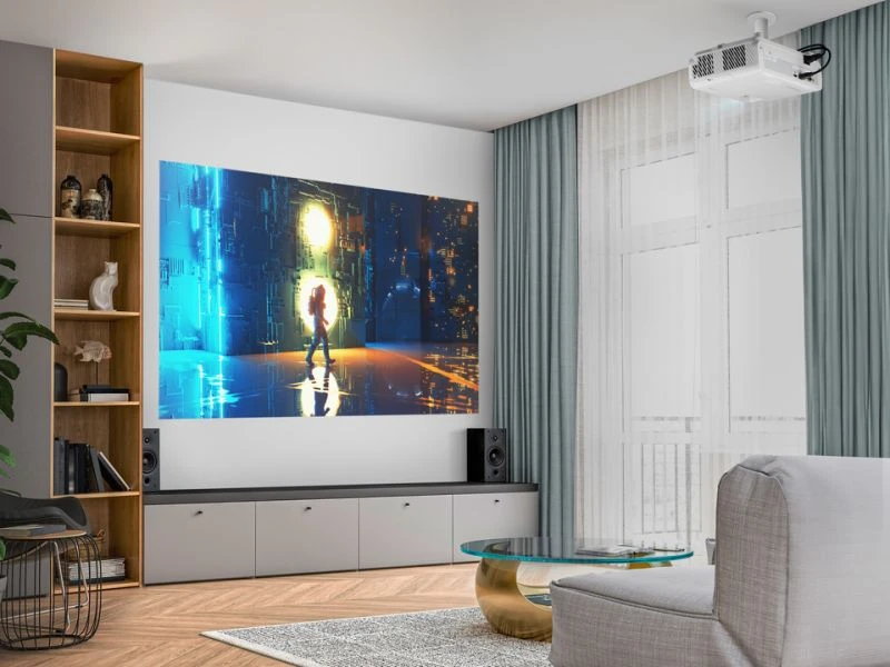 ViewSonic LX720-4K 3,500 ANSI 流明 4K 智慧雷射家用投影機 - | 1001