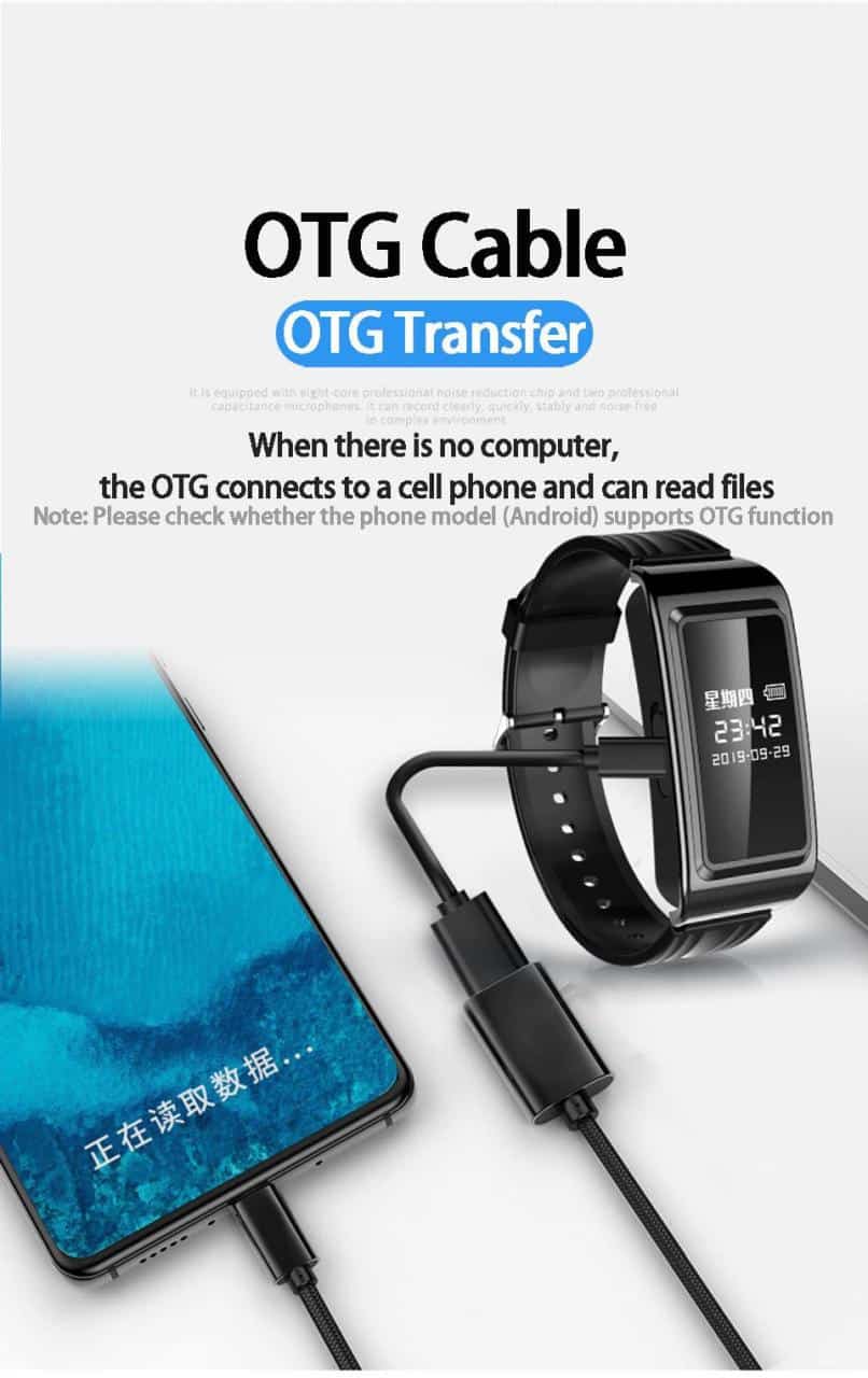 【2023新款】高清攝影手環 支援OTG手機直接傳輸 (內置32GB)