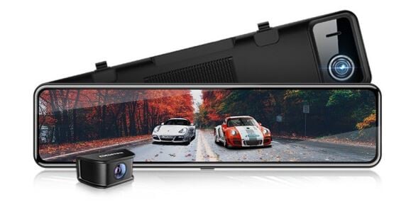 DDPai 盯盯拍 mola 後視鏡 1440P 行車記錄儀 前後置高清攝像頭 E5